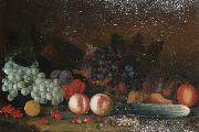 George Washington Lambert Still life of mixed fruit oil on canvas